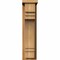 Ekena Millwork Pescadero Rough Sawn Corbel w/Backplate, Western Red Cedar, 6"W x 12"D x 24"H COR06X12X24PEC01RWR - alternate 4